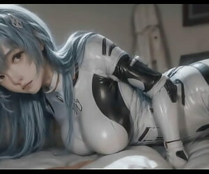 AI generated Rei Ayanami..